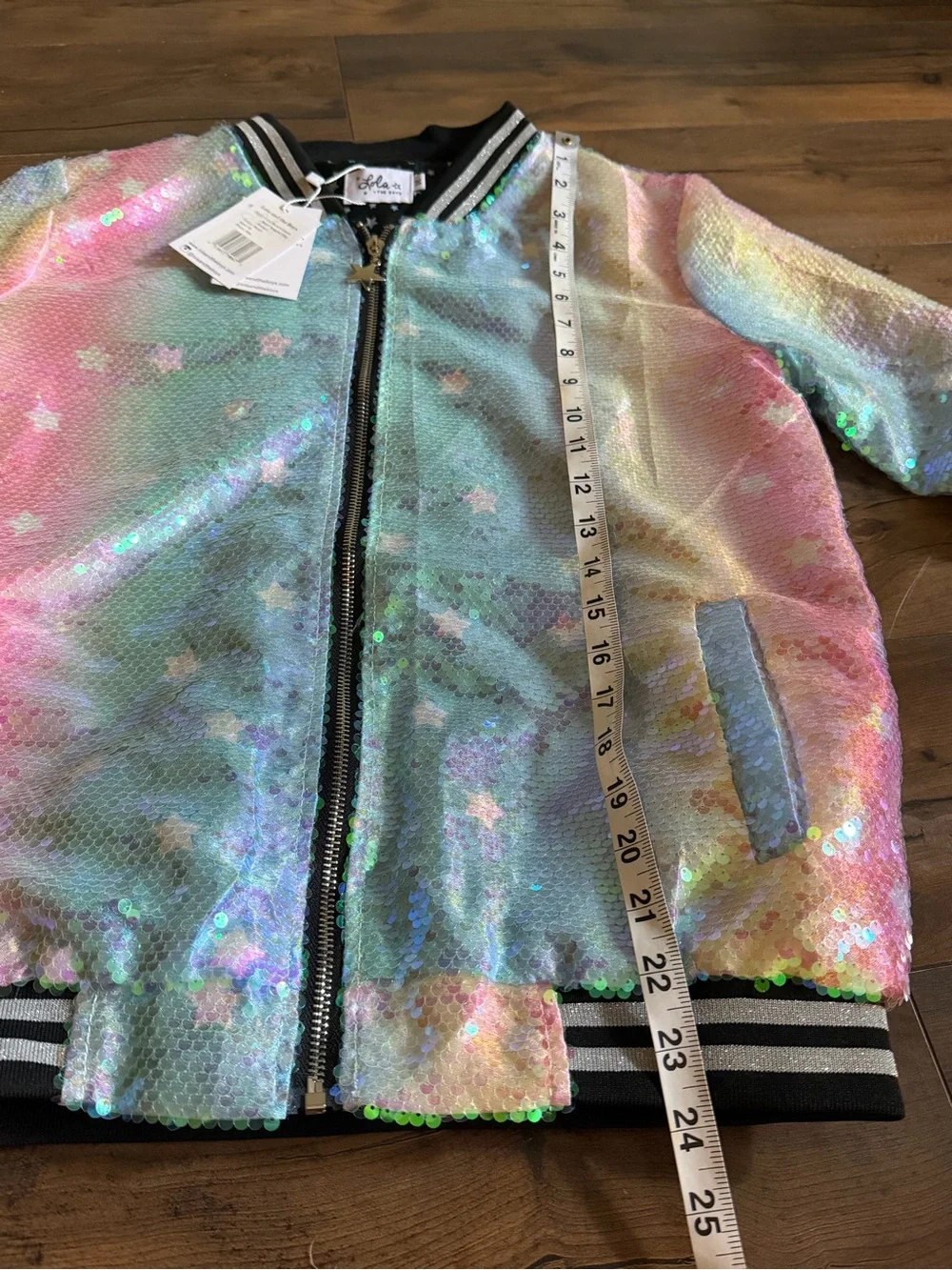 NWT | Lola and the Boys | Care Bears Sequin Jacket | M